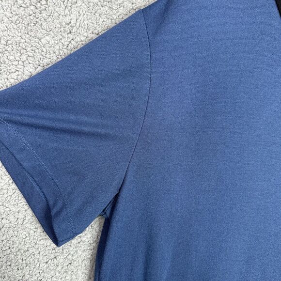 Magaschoni Men’s XXL Blue Black Contrast Collar Polo Shirt Golf‎ Casual - Picture 6 of 11